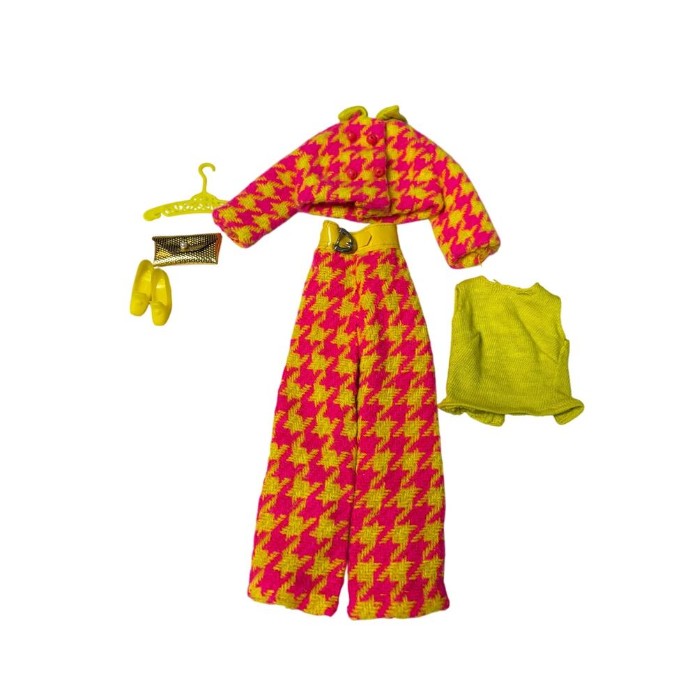 VTG Barbie 1970 "Check the Suit" complete outfit. #1794 vintage, excellent cond.